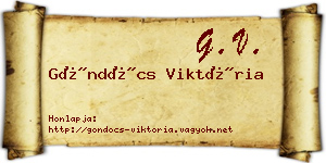Göndöcs Viktória névjegykártya