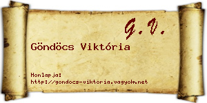Göndöcs Viktória névjegykártya